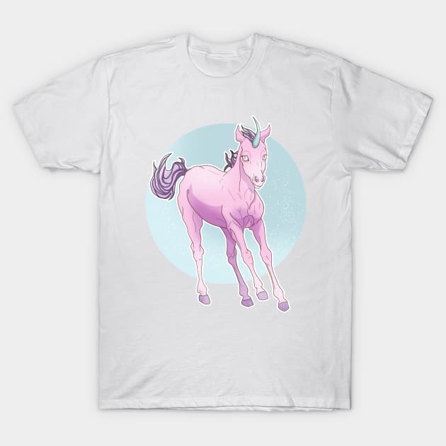 Pink little unicorn T-Shirt by MeOfF